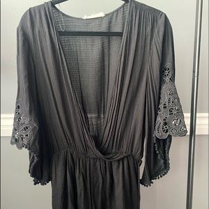 Lovestitch Black Romper